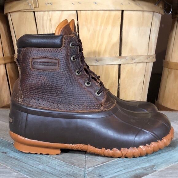 LaCrosse Shoes - LaCrosse 5 Eye Pac 7” Brown Leather 200G Waterproof Duck Boots Womens Size 7